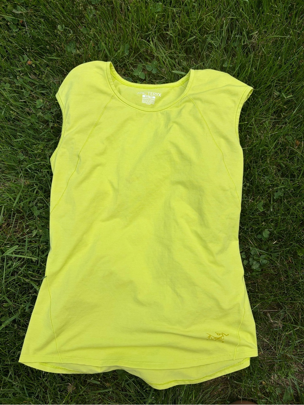 Arc'teryx Women's Neon Yellow Athletic Tank